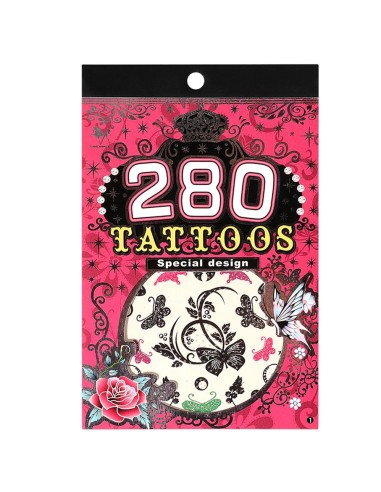 Lipdomu Tatuiruočių rinkinys 1 knygutė - 280 tatuiruočių