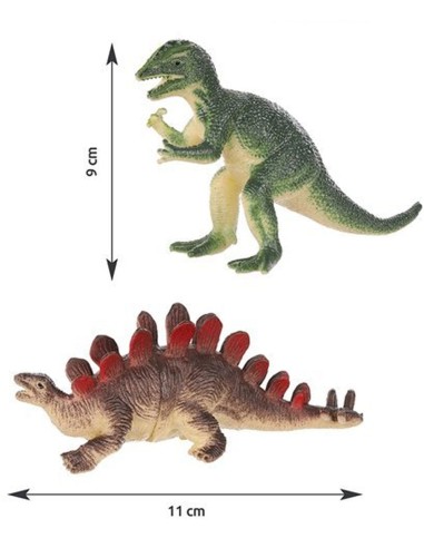 Dinozaurai, 12 plastikinių figūrų...