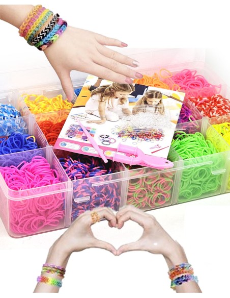 XL Gumyčių rinkinys apyrankių gamybai