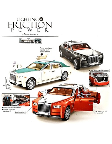 Plastikinis Rolls-Royce Phantom 17 cm automobilis modeliukas