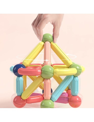 Stambus magnetinis konstruktorius 84 detalės