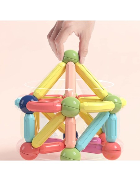 Stambus magnetinis konstruktorius 84 detalės