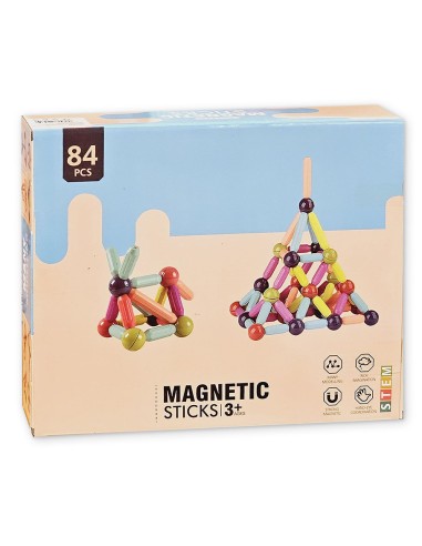 Stambus magnetinis konstruktorius 84 detalės