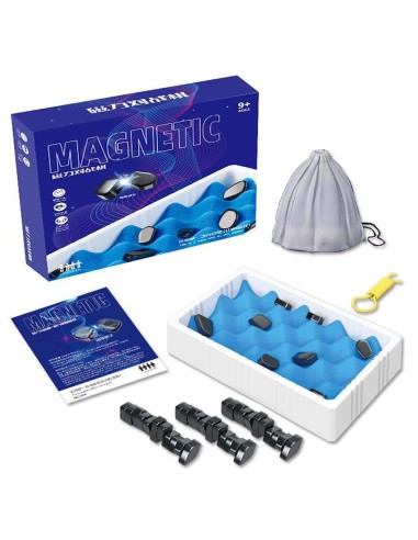 Linksmas žaidimas su magnetais 30 magnetų + aikštelė