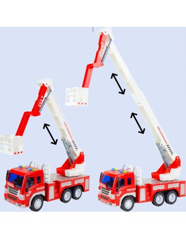 Gaisrinė mašina su prailginamomis...