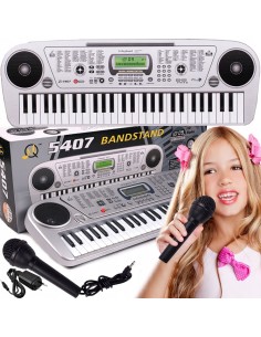 Elektroninis sintezatorius Pianinas su mikrofonu MQ5407