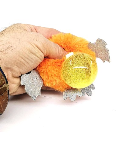 Pliušinis antistresinis monstriukas „Lean Toys“ su vandens perliukais (6 cm)