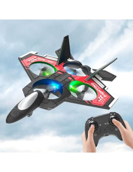 Lengvai valdomas, stabilus lėktuvas - naikintuvas V17 2.4G