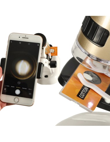 Mokomasis mokyklinis mikroskopas vaikams