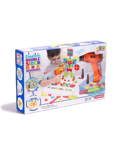 3 in 1 Mozaika su varžtais ir...