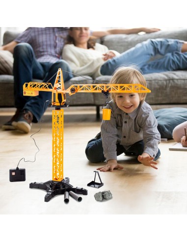 Nuotolinių būdų valdomas 55 cm statybinis kranas