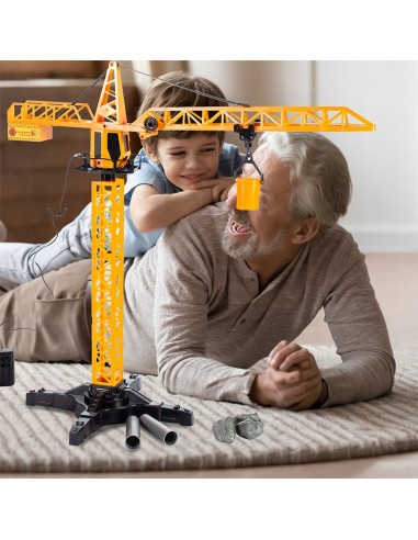 Nuotolinių būdų valdomas 55 cm statybinis kranas