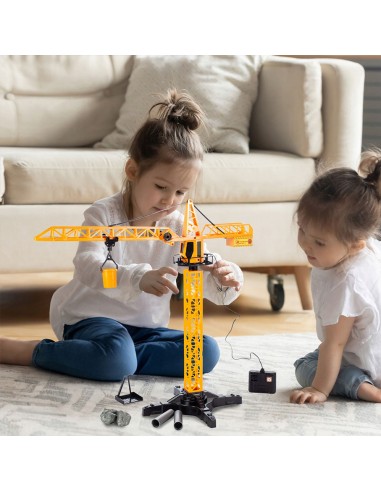 Nuotolinių būdų valdomas 55 cm statybinis kranas
