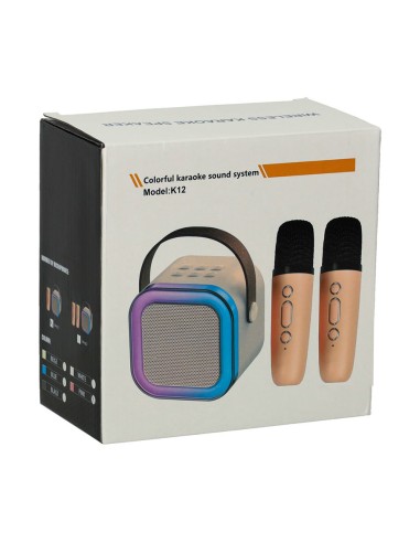 Nešiojama karaoke sistema su dviem...