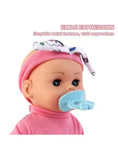 Miela lėlė kūdikis su priedais YL130-6