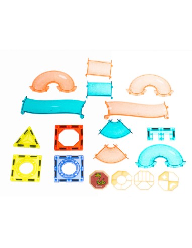 Magnetiniai blokai su šviečiančiu...