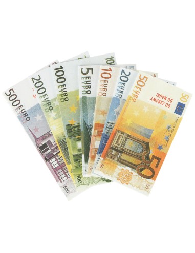 Žaisliniai euro banknotai – mokykitės...