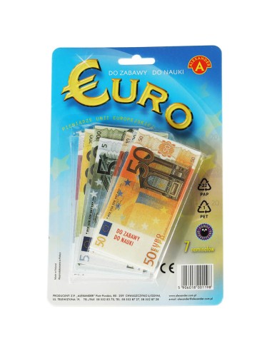 Žaisliniai euro banknotai – mokykitės...