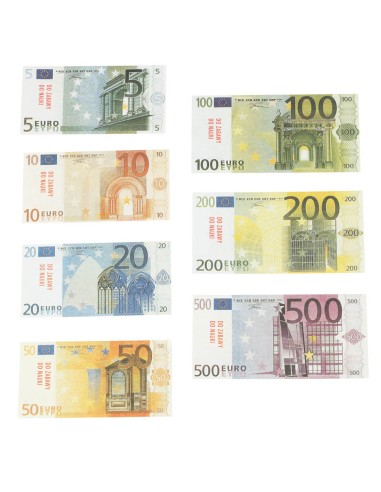 Žaisliniai euro banknotai – mokykitės...