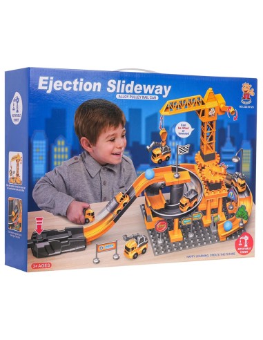 Statybvietė su transporto priemonėmis...