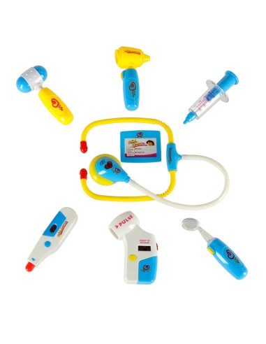 Mėlynas gydytojo lagamino rinkinys su...