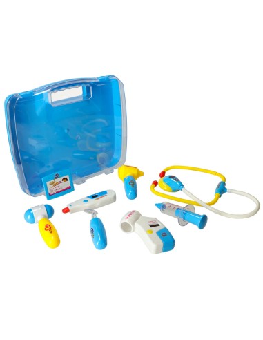 Mėlynas gydytojo lagamino rinkinys su...