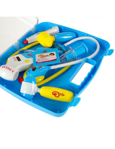 Mėlynas gydytojo lagamino rinkinys su...