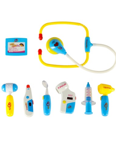 Mėlynas gydytojo lagamino rinkinys su...