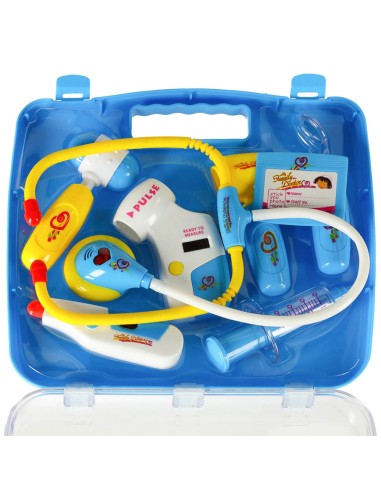 Mėlynas gydytojo lagamino rinkinys su...