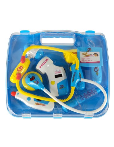 Mėlynas gydytojo lagamino rinkinys su...