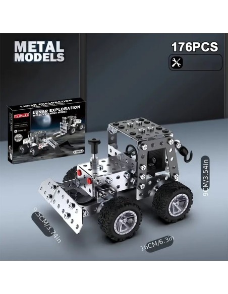 Konstruok, žais, fantazuok: Metalinis konstruktorius pakrovėjas FD809