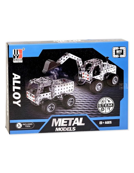 Konstruok, žais, fantazuok: Metalinis konstruktorius pakrovėjas FD809