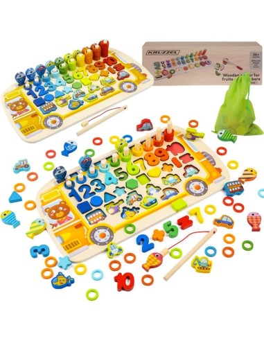 Montessori medinis rūšiavimo padas 5...