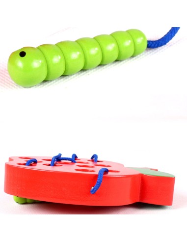 Medinis žaislas - Arbūzas su virvute...