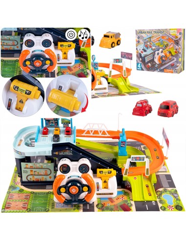 Interaktyvus garažas su kliūčių ruožu...