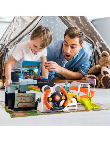 Interaktyvus garažas su kliūčių ruožu...