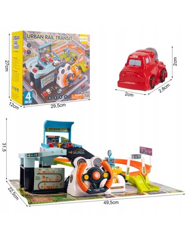 Interaktyvus garažas su kliūčių ruožu...