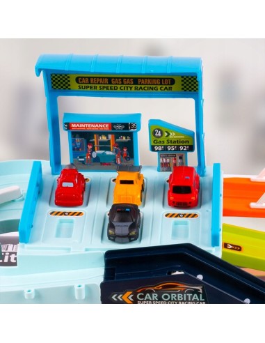 Interaktyvus garažas su kliūčių ruožu...