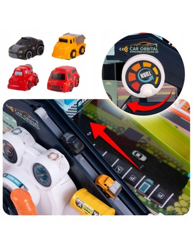 Interaktyvus garažas su kliūčių ruožu...