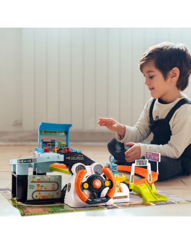 Interaktyvus garažas su kliūčių ruožu...