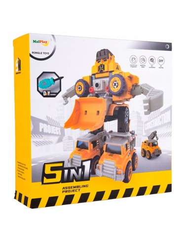 5-in-1 statybiniai automobiliai,...