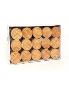 Medinės šaškes 15 vnt.