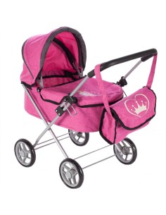 Sulankstomas Lėlių Vežimėlis Su Krepšiu!