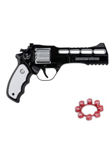 Juodas metalinis revolveris 8 pistonams, MPS208-1