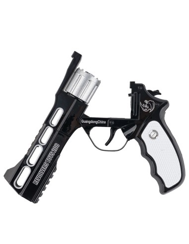 Juodas metalinis revolveris 8 pistonams, MPS208-1