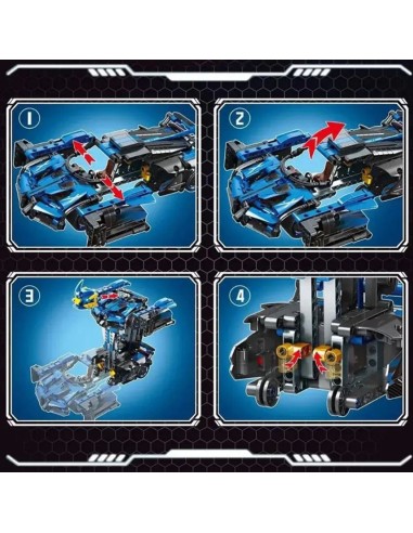 Konstruktorius Robotas-transformeris...