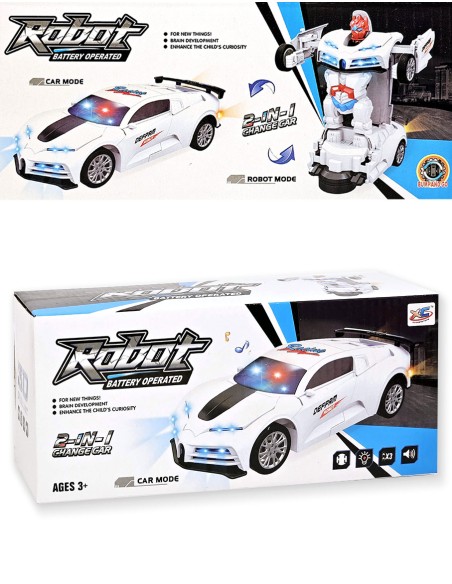 2-in-1 Transformuojantis Robotas-Automobilis – galaktikos herojus tavo rankose!