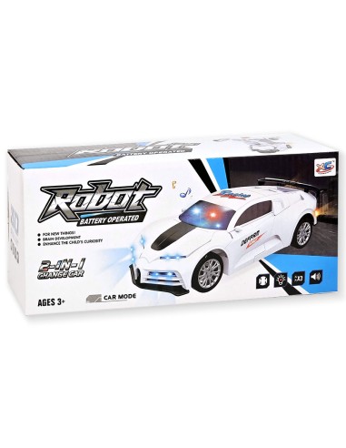 Transformuojamas roboto automobilio žaislas, dovana