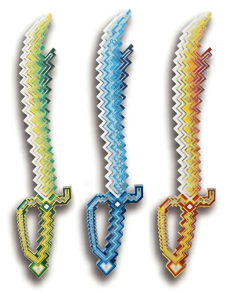 Minecraft stiliaus žaislinis kardas