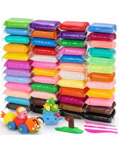 Išmaniojo molio rinkinys - Super light clay 48 spalvos